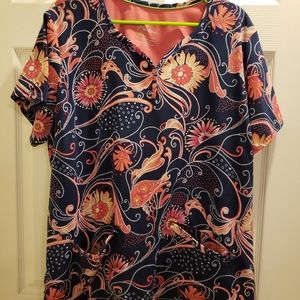 Healing Hands scrub top